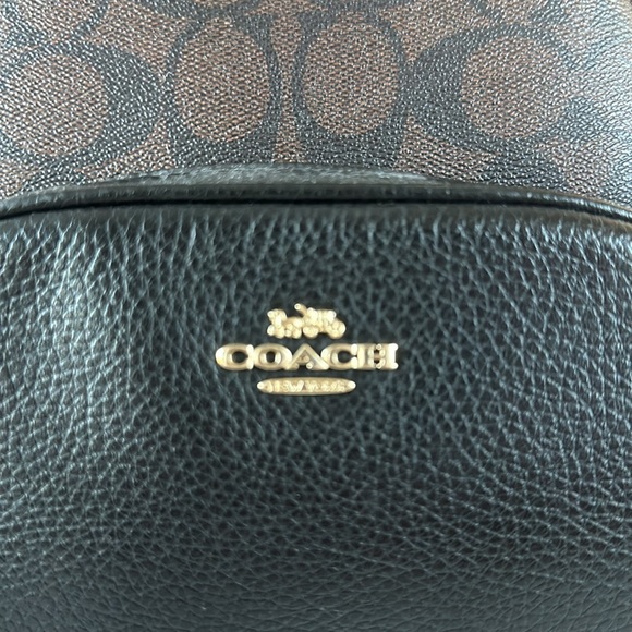 COACH Mini Court Backpack in Signature Canvas - Picture 3 of 13